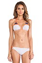 view 1 of 4 TOP BIKINI GEO DOT in White