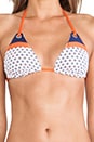 view 4 of 4 TOP BIKINI GEO DOT in White