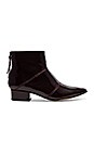 view 1 of 5 BOTTINES CUIR VERNIS RINA in Bordeau