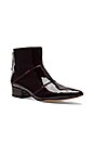 view 2 of 5 BOTTINES CUIR VERNIS RINA in Bordeau