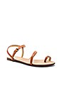 view 2 of 5 Flower Sandal in Cognac
