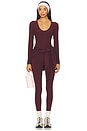 view 1 of 4 Chloe Air Weight Jumpsuit in Dark Cherry