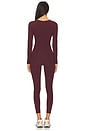 view 4 of 4 Chloe Air Weight Jumpsuit in Dark Cherry