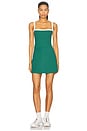 view 1 of 4 Monah Rigor Dress in Arugula & White