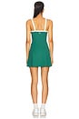 view 3 of 4 Monah Rigor Dress in Arugula & White