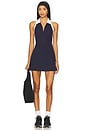 view 1 of 3 Austin Rigor Dress in Indigo & White