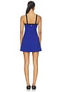 view 3 of 4 ROBE COURTE MONAH RIGOR DRESS in Cobalt & Black