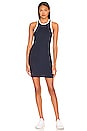 view 1 of 3 Racerback Tennis Dress in Indigo & White