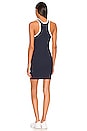 view 3 of 3 Racerback Tennis Dress in Indigo & White