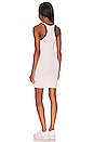 view 3 of 3 Kiki Rib Mini Dress in White & Indigo