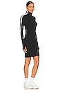 view 3 of 4 Jackson Rib Turtleneck Dress in Black & White