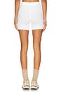 view 4 of 6 Theo Rib Short in White