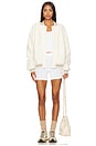view 5 of 6 Theo Rib Short in White