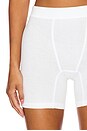 view 6 of 6 Theo Rib Short in White