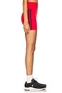 view 3 of 6 Ella Airweight High Waist Shorts in Pirate Red & Indigo