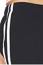 view 6 of 6 Ella Airweight Track Short in Black & White