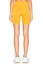 view 3 of 4 Link High Waist Short in Bright Orange & Off White