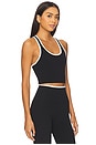 view 2 of 4 Amber Air Weight Bralette in Black & White