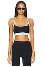 view 1 of 4 Emerson Airweight Sports Bra in Black & Ice