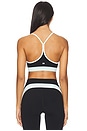 view 3 of 4 Emerson Airweight Sports Bra in Black & Ice