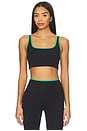 view 1 of 4 Cait Rigor Sports Bra in Black & Grass