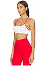 view 2 of 4 SUJETADOR DEPORTE LOREN in White & Lotus Red