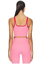 view 3 of 4 Cait Rigor Sports Bra in Strawberry & Pirate Red