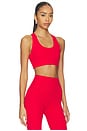 view 2 of 4 Sara Airweight Sports Bra in Pirate Red