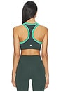view 3 of 4 Robbie Airweight Sports Bra in Military & Spearmint