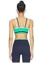 view 3 of 4 SUJETADOR DEPORTIVO DE DOBLE TIRANTE EVA in Spearmint & Indigo