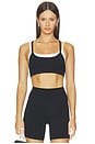 view 1 of 4 SOUTIEN-GORGE DE SPORT ELLIAH AIRWEIGHT DOUBLE LAYER BRA in Black & White
