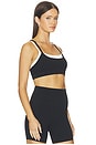 view 2 of 4 SOUTIEN-GORGE DE SPORT ELLIAH AIRWEIGHT DOUBLE LAYER BRA in Black & White