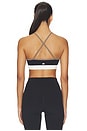 view 3 of 4 Scottie Airweight Bra in Black & Lentil