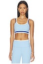 view 1 of 4 Eva Rigor Double Strap Bra in Skylight Blue & Cobalt