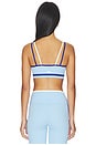 view 3 of 4 Eva Rigor Double Strap Bra in Skylight Blue & Cobalt