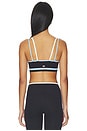 view 3 of 4 Eva Rigor Double Strap Bra in Black & Skylight