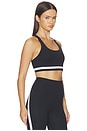 view 2 of 4 Miles Rigor Sports Bra in Black & White
