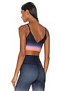 view 3 of 4 MAYA スポーツブラ in Indigo & Pink Ombre
