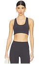 view 1 of 4 Ella Airweight Bra in Graphite & White