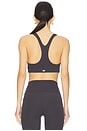 view 3 of 4 Ella Airweight Bra in Graphite & White