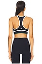 view 3 of 4 Layla Airweight Sports Bra in Indigo & White