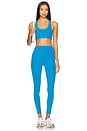 view 4 of 4 Ella Airweight Sports Bra in Riviera & White