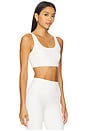 view 2 of 4 Airweight Rib Sports Bra in White
