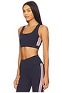 view 3 of 5 Lexi Rigor Sports Bra in Indigo & Blush
