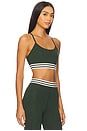 view 2 of 4 Cali Active Rib Sports Bra in Heather Military