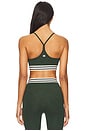 view 3 of 4 Cali Active Rib Sports Bra in Heather Military