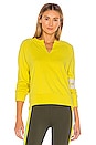 view 1 of 4 Andi Sweatshirt in Yellow & Vintage White