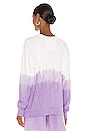 view 3 of 4 TILDA スウェットシャツ in Off White & Lavender Dip Dye