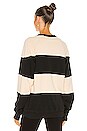 view 3 of 4 Jill French Terry Sweatshirt in Black & Oat