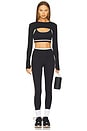 view 4 of 4 Amelia Airweight Lite Shrug in Black